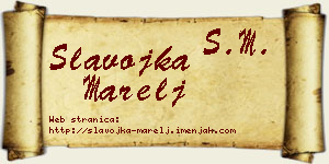 Slavojka Marelj vizit kartica